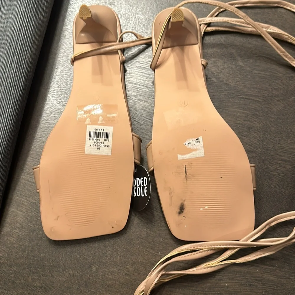NWT strappy heeled sandals